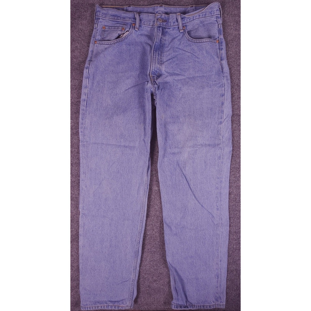Levi's 550 Jeans Men's 37x33 (Tag 38x34) Blue Denim Relaxed Fit‎ Straight Leg